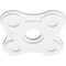 Ekena Millwork Luna Architectural Grade PVC Contemporary Ceiling Medallion, 12"OD x 3"ID x 4"C x 1"P CMP12LA-03000 - alternate 2